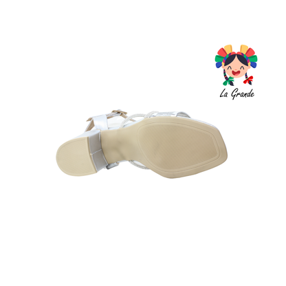 340 MARI ROSS Plata Cabra Zapatilla Casual para Dama