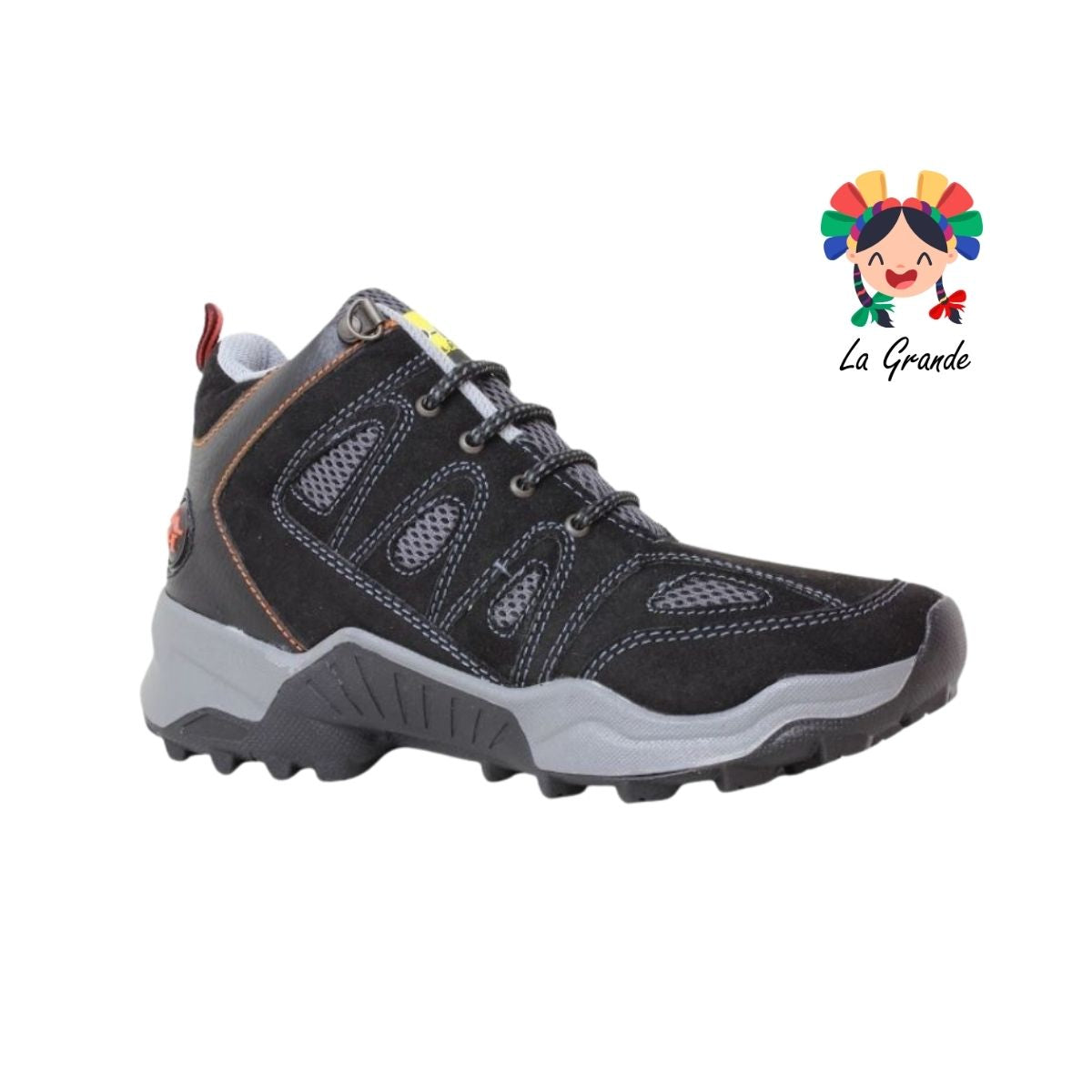800 PULL HARD Negro Sint Bota Montaña para Caballero