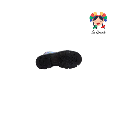 B10 DANIELS Negro Luminos Bota Casual con Luces para Niña