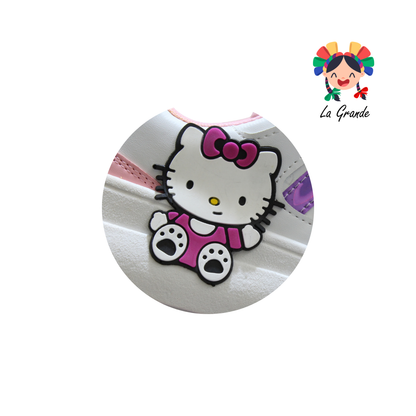 4000 FRIDAYS Blanco Lila Sint Tenis Casual para Dama