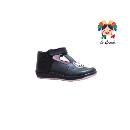 364 WIZZYZ Negro Charol Zapato Casual para Niña