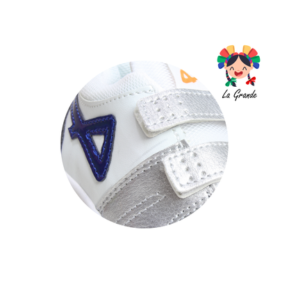 380 PICHUS Blanco Gris Rey Sint Tenis Casual para Niño