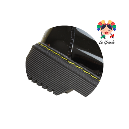 2216 MIG NACEREM Negro Charol Bota Casual para Dama