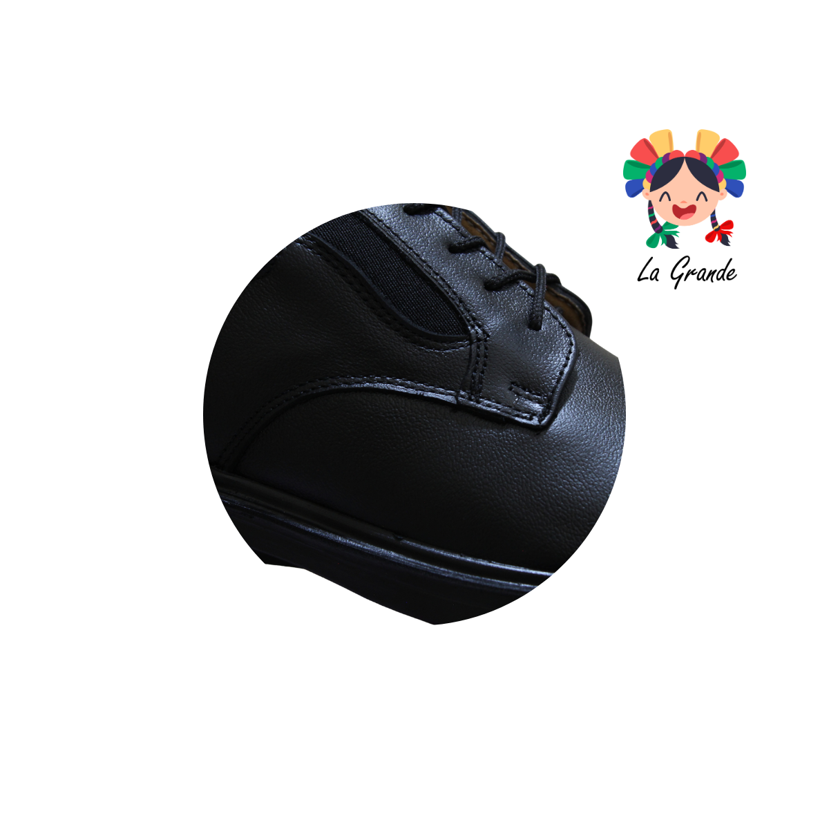 1052 LUBERT Negro Piel Zapato Confort para Caballero