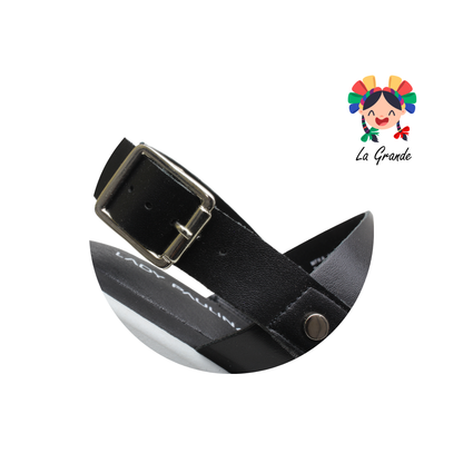 38101 LADY PAULINA Negro Napa Sandalia Casual para Dama
