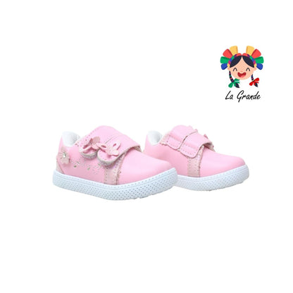 381061 PEKE KIDS Rosa Sintético Tenis Casual para Bebé