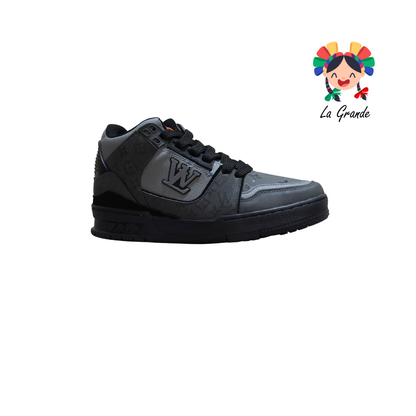 160 WALKQUIR Oxford Negro Tenis Casual para Caballero