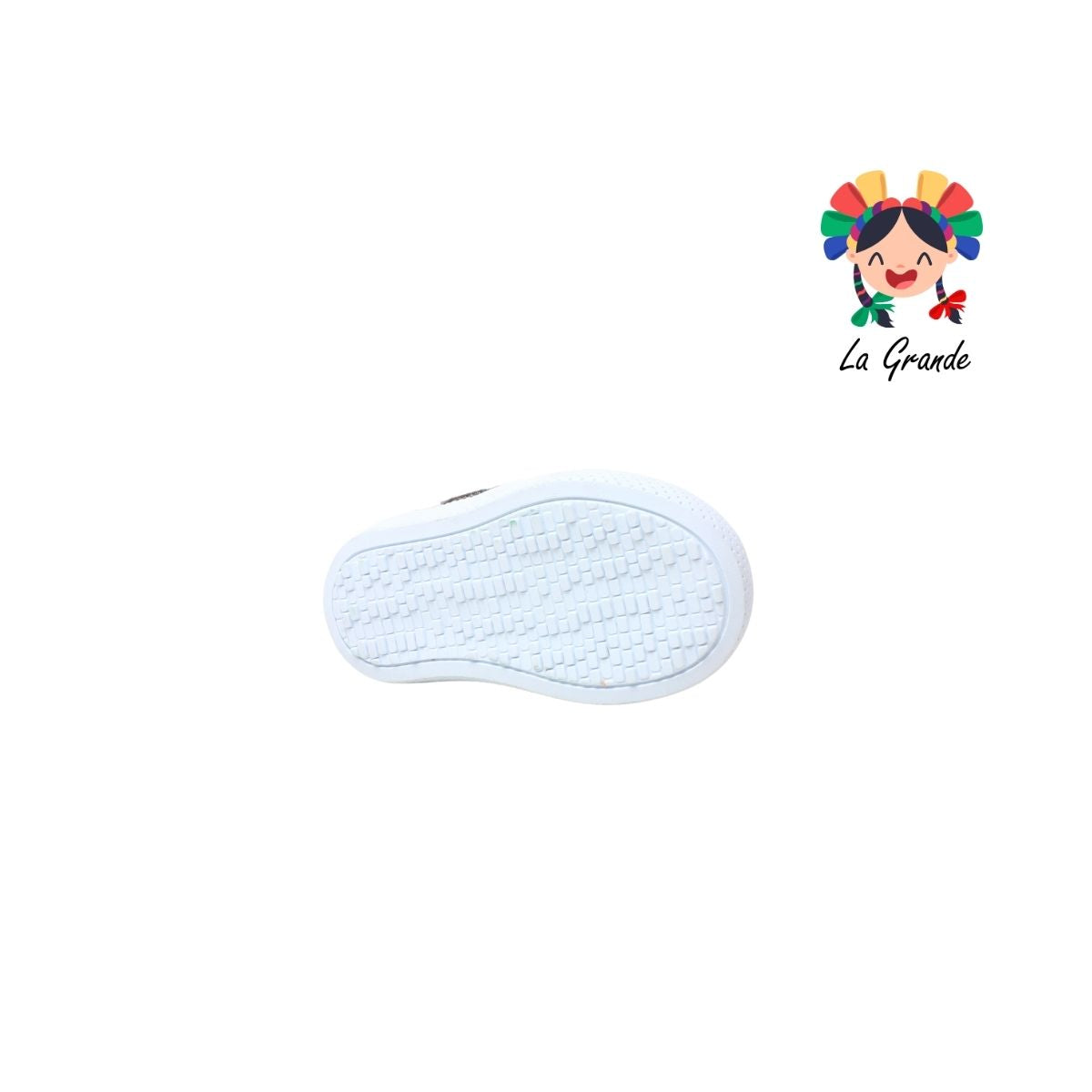 38A72 PEKE KIDS Blanco Rojo Sintético Tenis Casual para Bebé