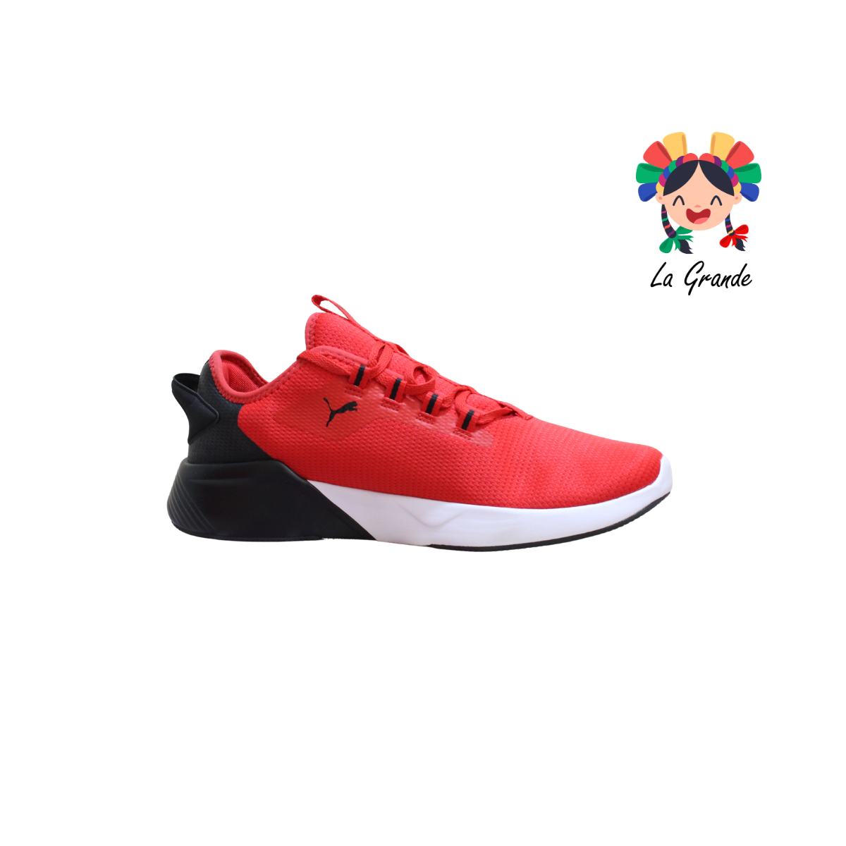 7618 PM Rojo Negro Bco Tenis Deportivo Importado Original Para Caballero