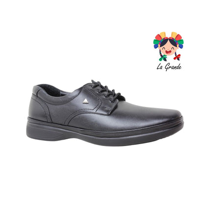 3901 PAZSTOR Negro Borrego Piel Zapato Casual para Caballero