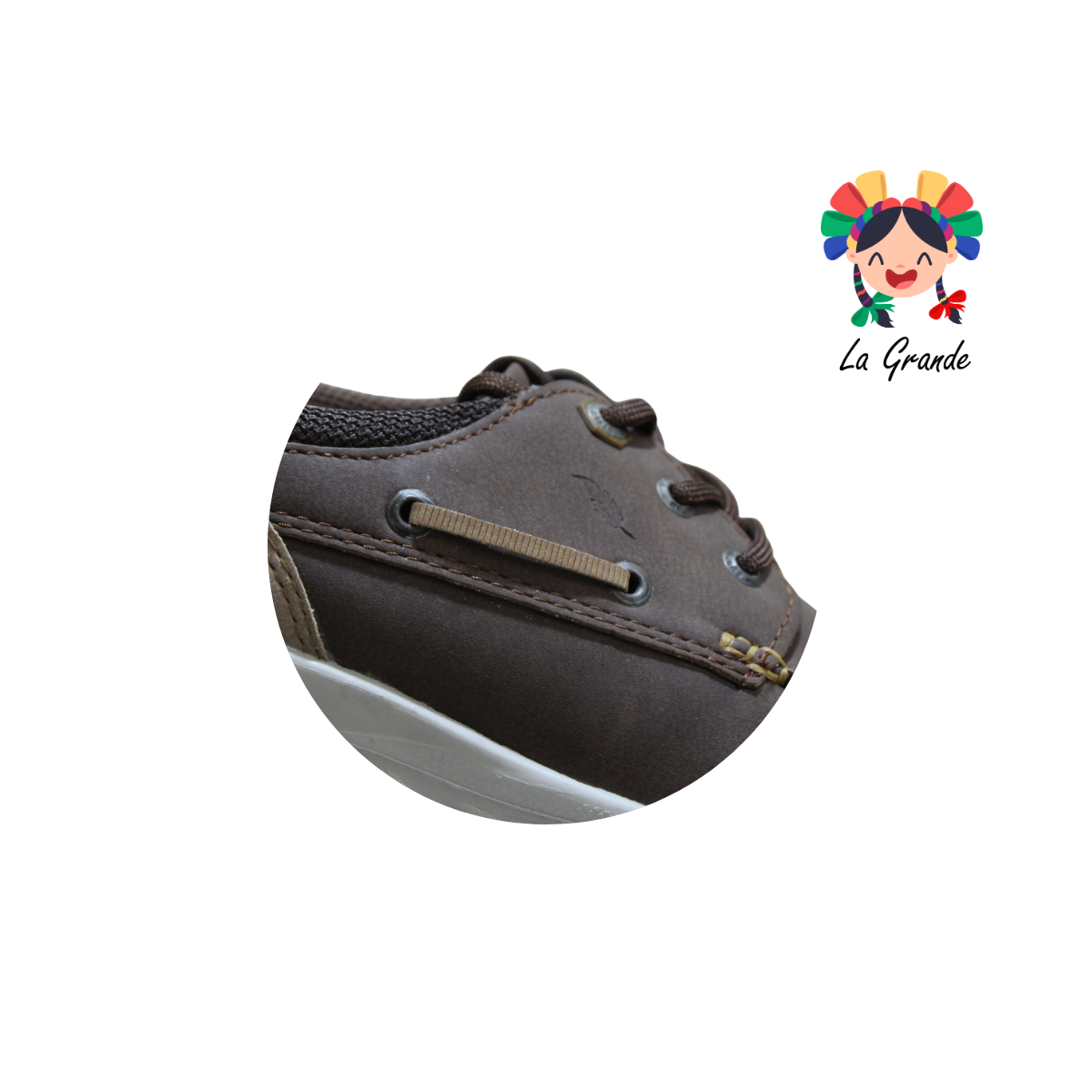 9500 CUSTOM Moka Nobuck Zapato Casual para Caballero