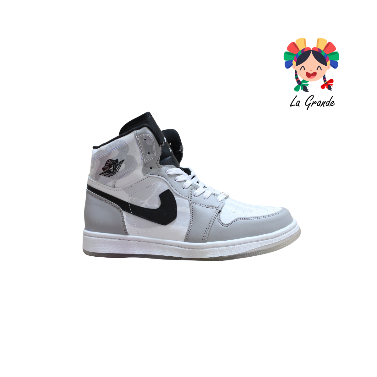 2603 HARMAN Bco Gris Ngo Tenis Casual para Dama Joven y Caballero