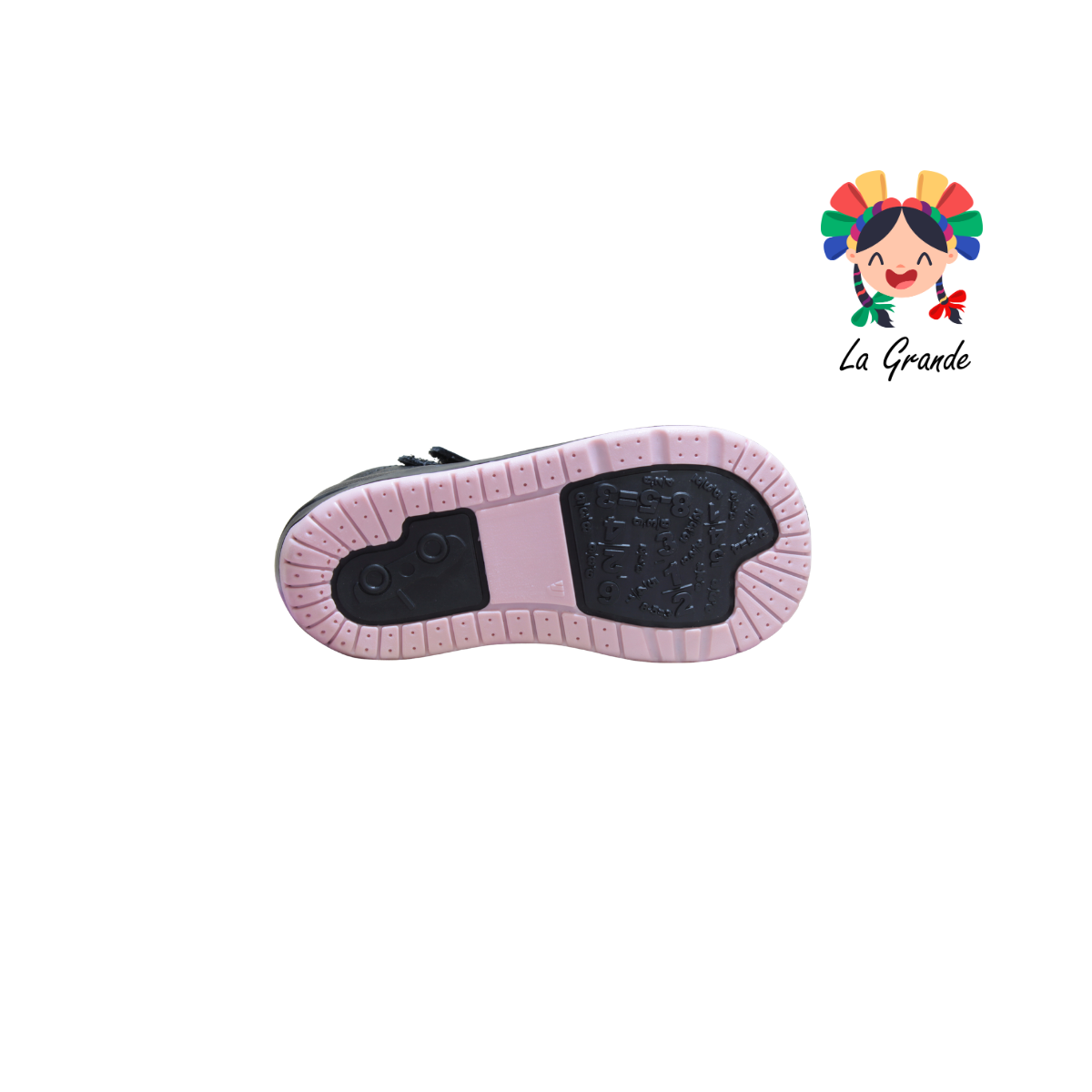 364 WIZZYZ Negro Charol Zapato Casual para Niña