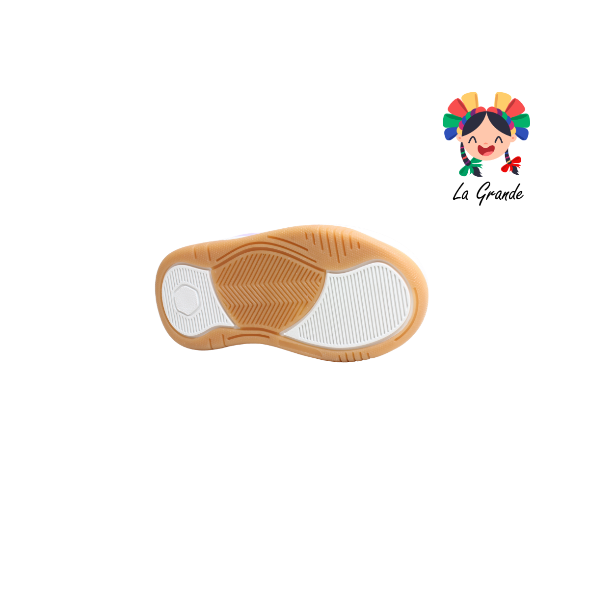 172 HEBOX Lila Blanco Tenis Casual para Niña