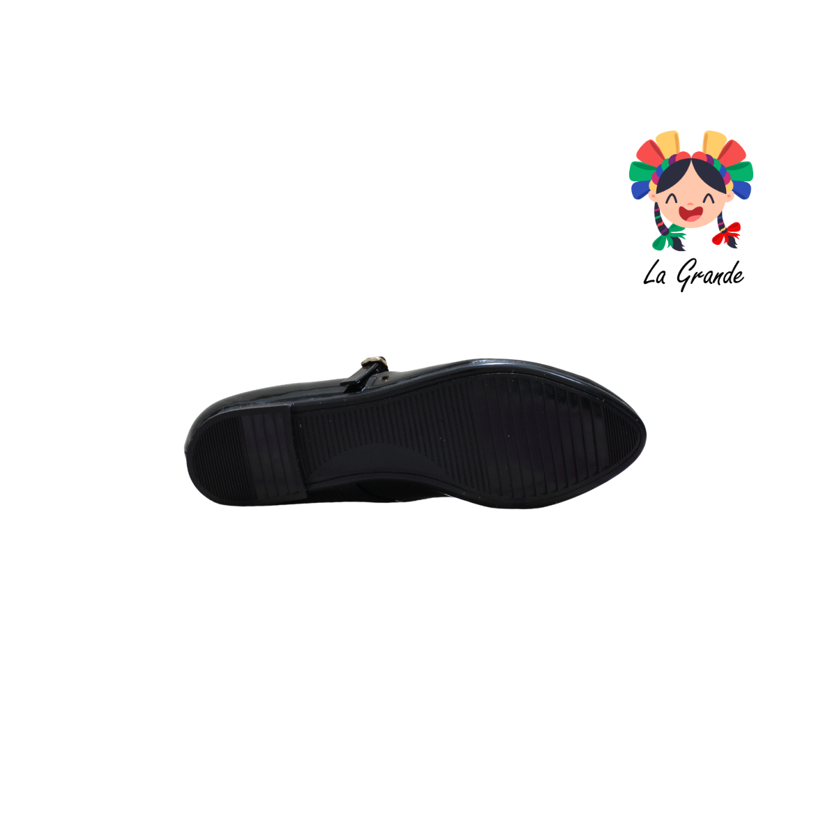 1008 CAPRICHOSA Negro Charol Balerina para Dama