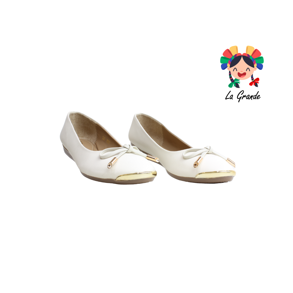 3037 YUL Late Cabra Balerina con Pedrería para Dama