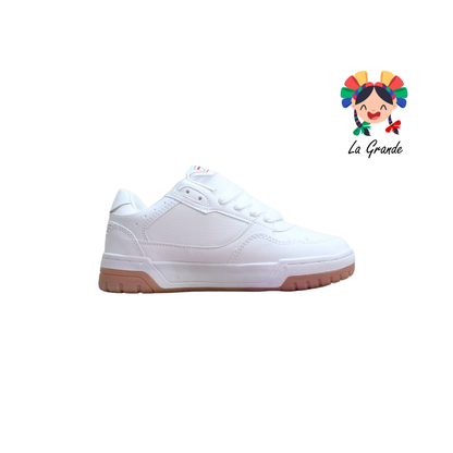 937 ROJO ARANDANO Bco Bco Ambar Tenis Casual para Dama, Joven y Caballero