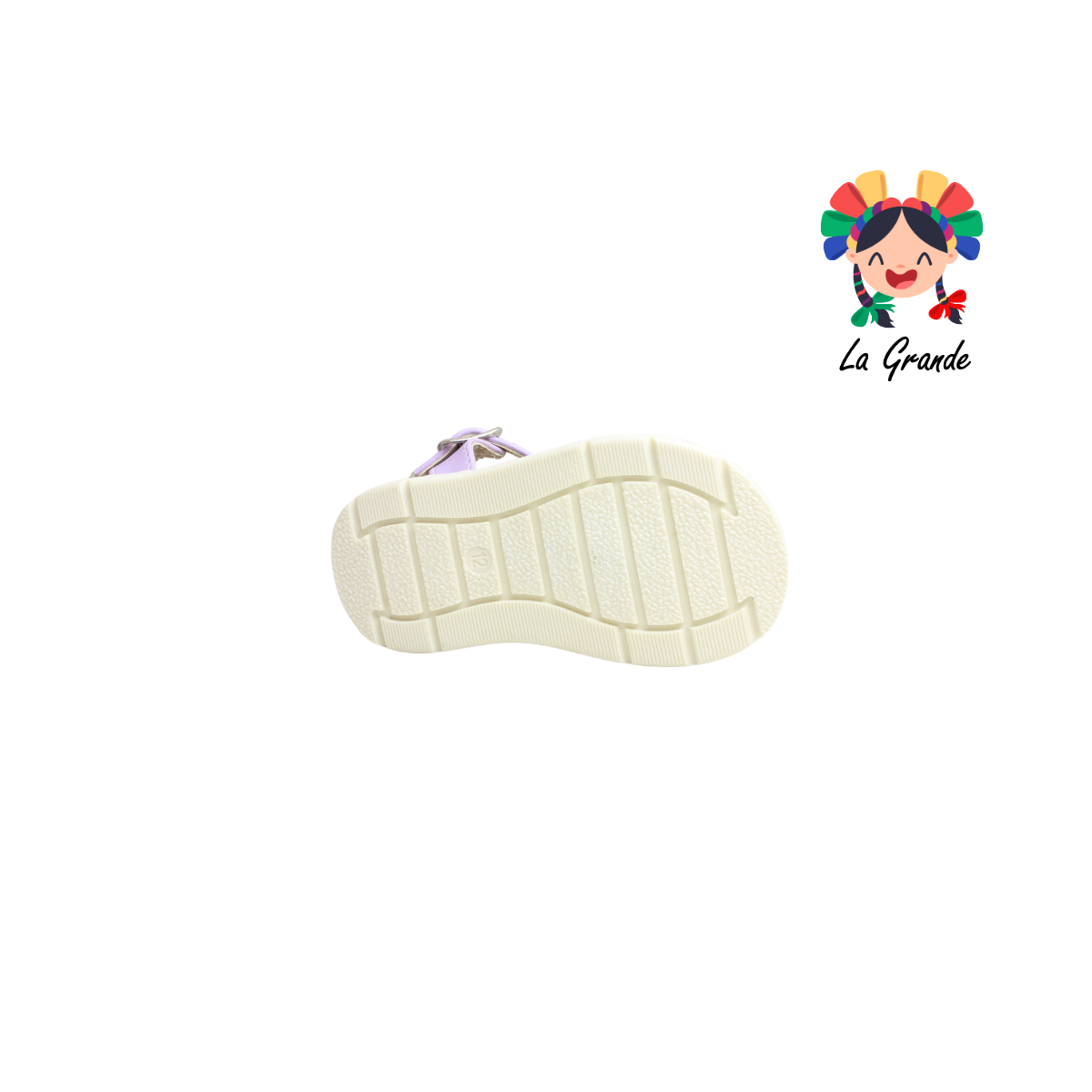 128 EMY LADY Lavanda Cabra Sandalia para Bebé