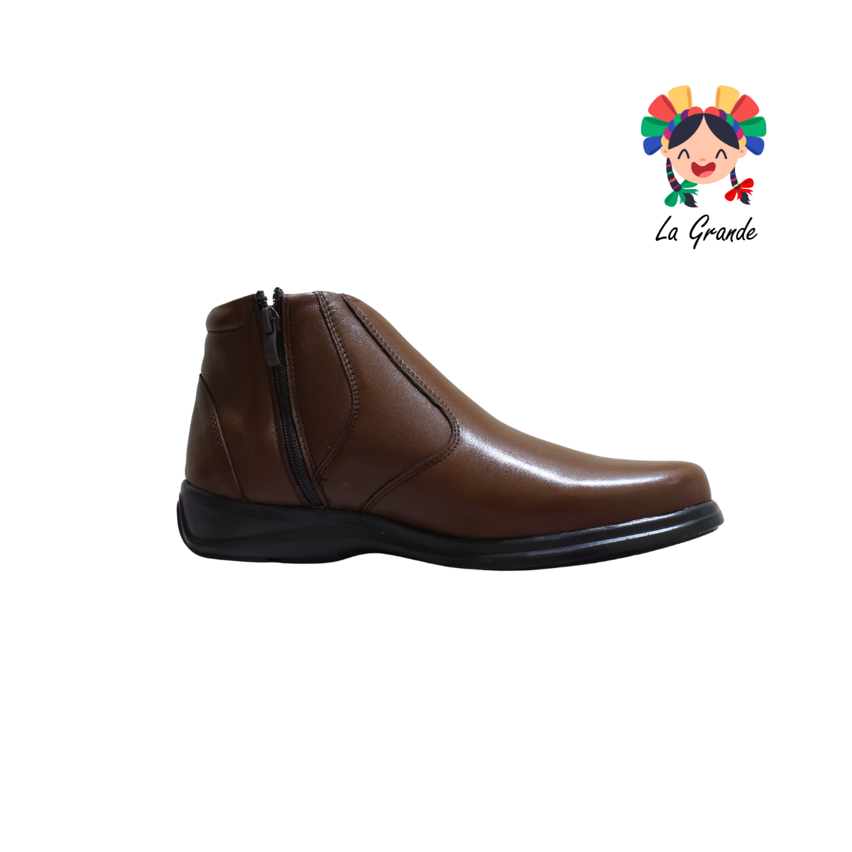 1091 KA99 Cogñac Borrego Piel Bota Confort para Caballero