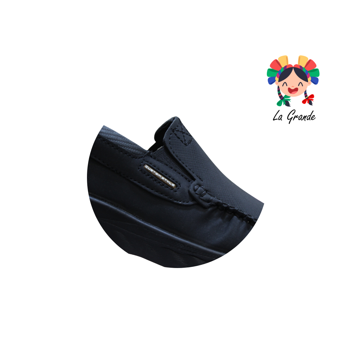 9504 CUSTOM Negro Camel Nobuck Zapato Casual para Caballero