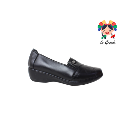 4000 CHELITAS Negro Piel Zapato Casual para Dama