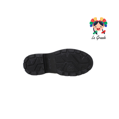 4000 SHADOW Negro Napa Bota Alta para Dama
