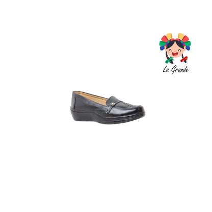 4002 VARENKA Negro Piel Zapato Casual para Dama