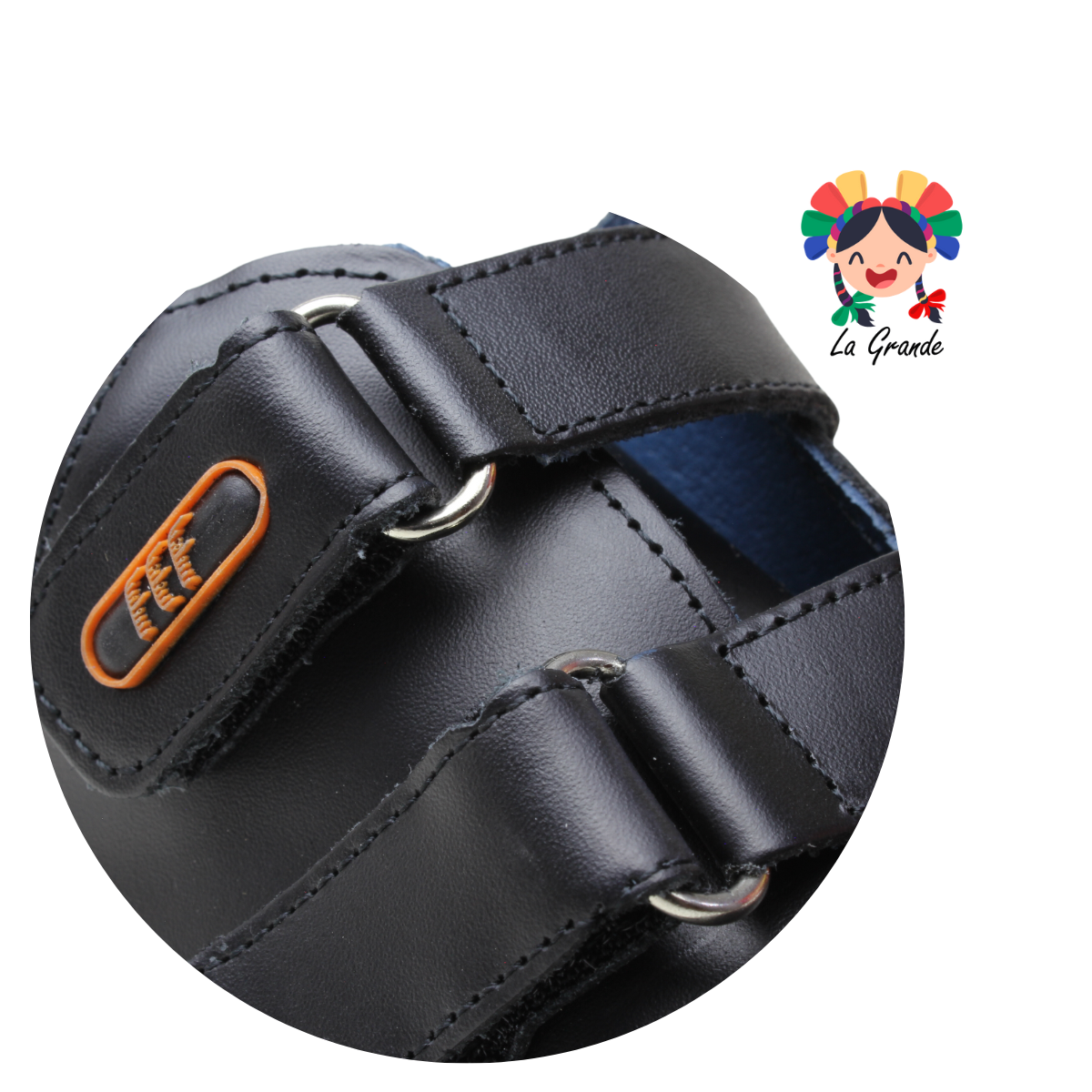 4004 FEF Ngo Zapato Escolar con Velcro para Niño