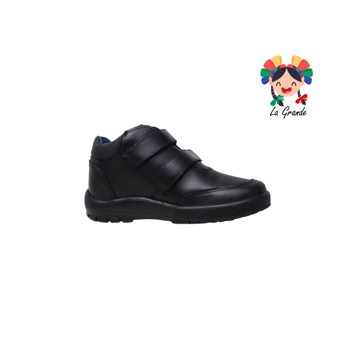 4004 FEF Ngo Zapato Escolar con Velcro para Niño