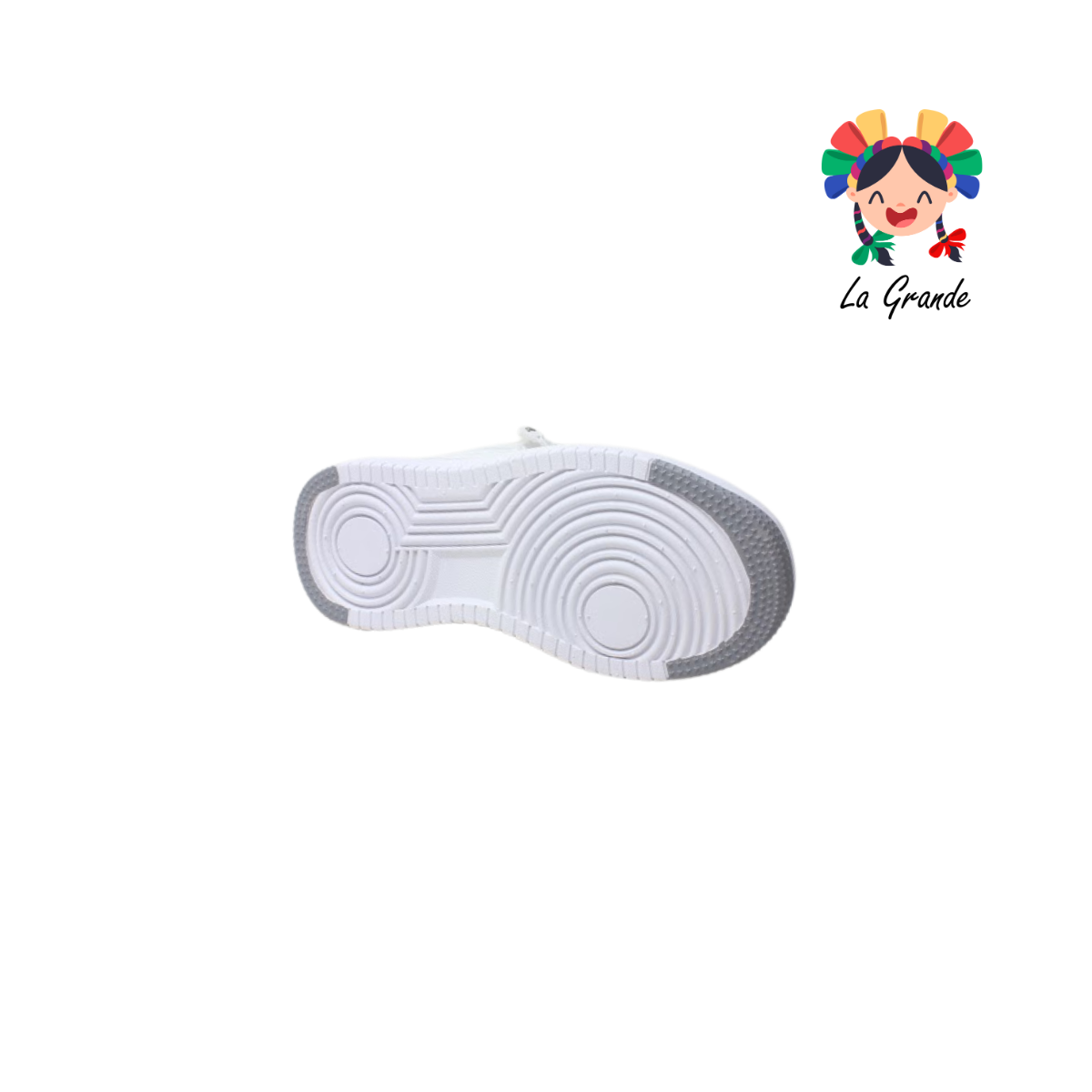 400 PICHUS Blanco Blanco Sintético Tenis Casual para Niña y Niño