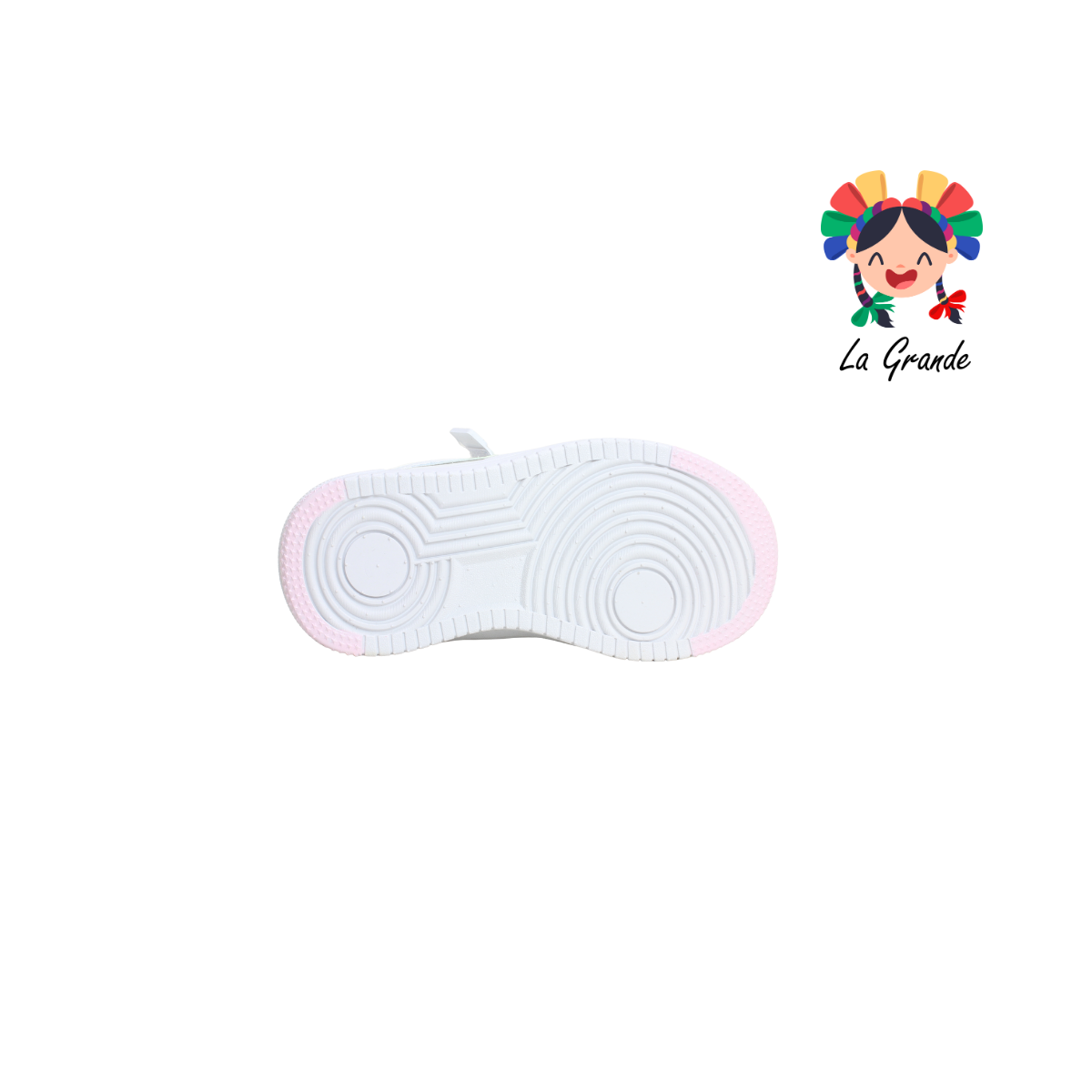 400 PICHUS Blanco Arcoiris Sintético Tenis Casual para Niña y Niño