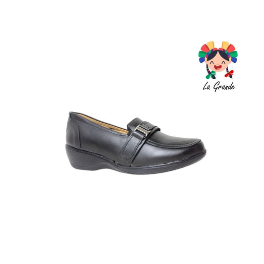 402 CHELITAS Negro Piel Zapato Casual para Dama