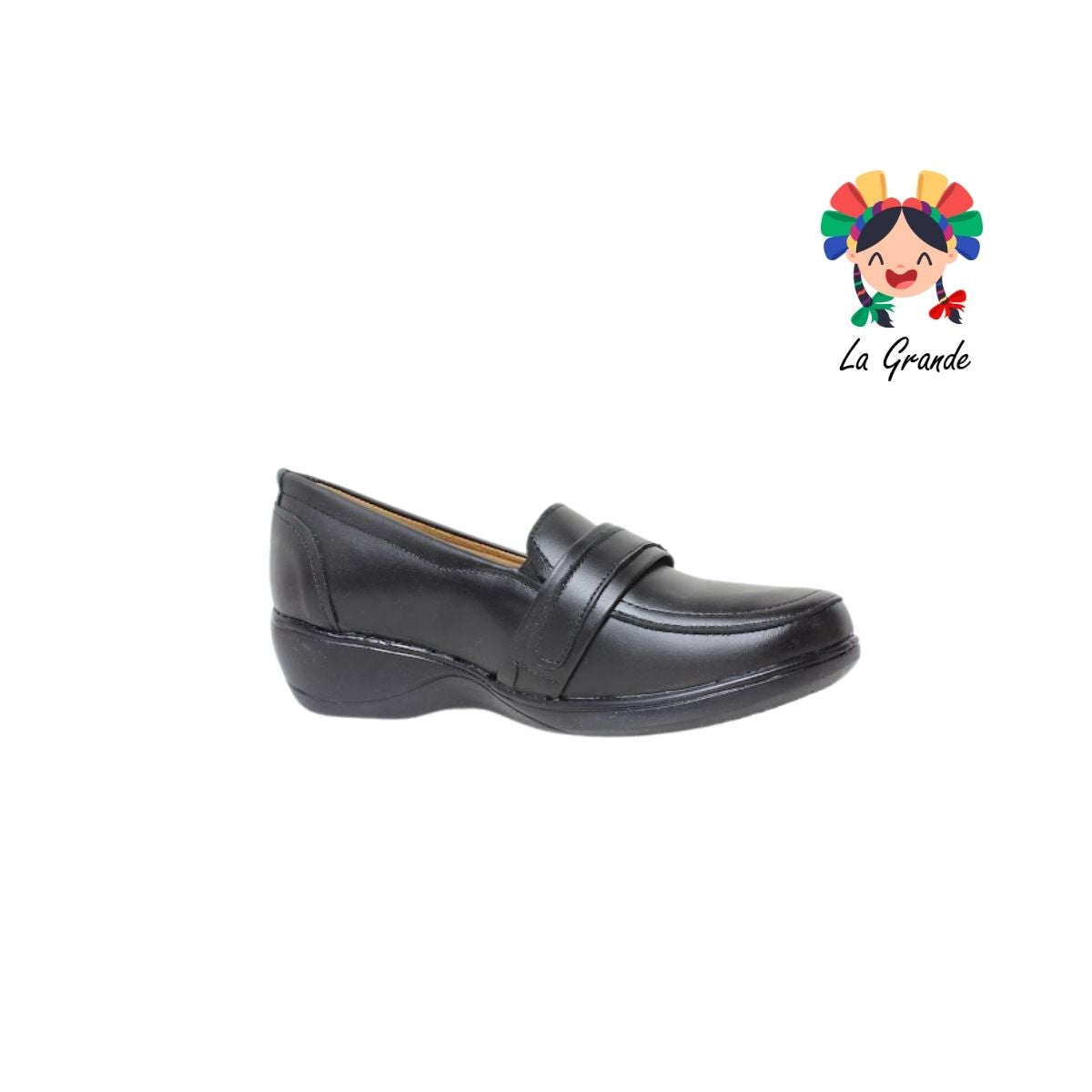 402 CHELITAS Negro Piel Zapato Casual para Dama