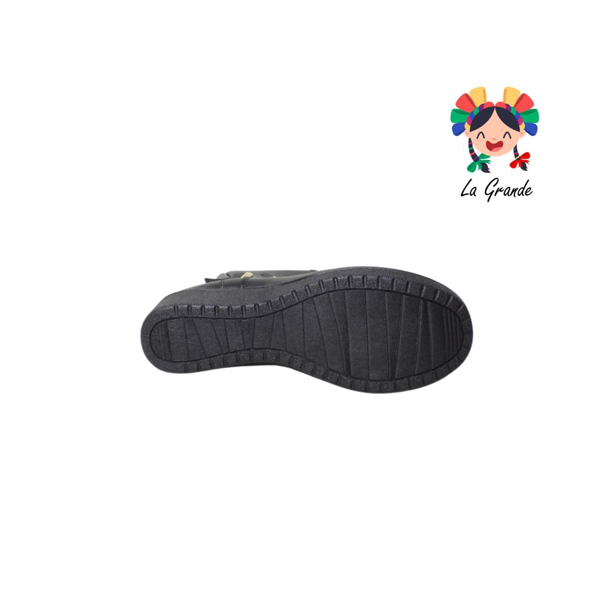 402 LADY MARY Negro Napa Bota Alta Dama