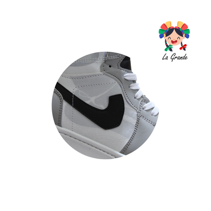 2603 HARMAN Bco Gris Ngo Tenis Casual para Dama Joven y Caballero