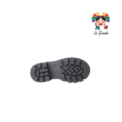 4030 GABRIELA Negro Sintético Bota Casual Niña
