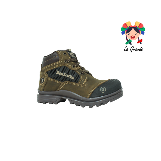 403 BOOSTITO Negro Verde Bota de Montaña para Niño y Niña