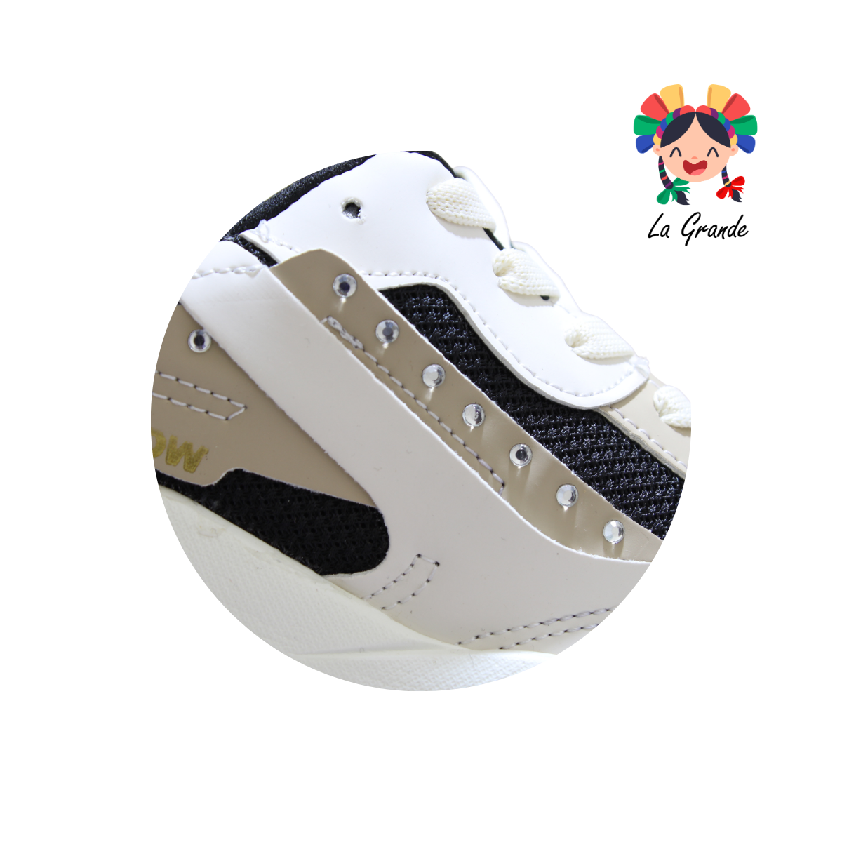 4042 SHADOW Negro Late Tenis Casual para Dama