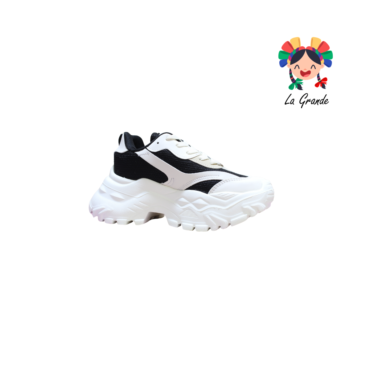 4042 SHADOW Negro Late Tenis Casual para Dama