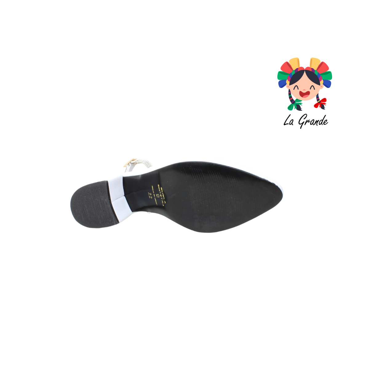 405 MARI ROSS Blanco Cabra Zapatilla para Dama