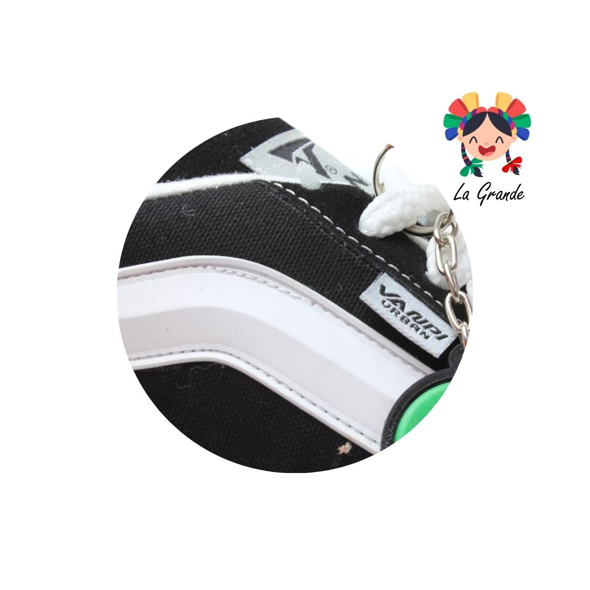 720 VANPI Negro Blanco Lona Tenis Casual para Dama, Jóven y Caballero