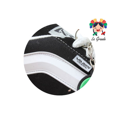 720 VANPI Negro Blanco Lona Tenis Casual para Dama, Jóven y Caballero
