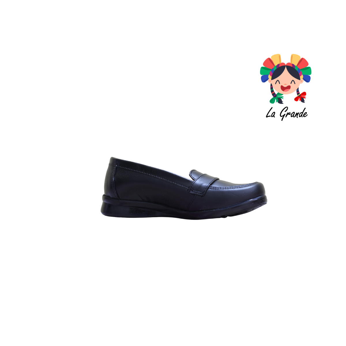 407 VARENKA Negro Piel Zapato Casual para Dama