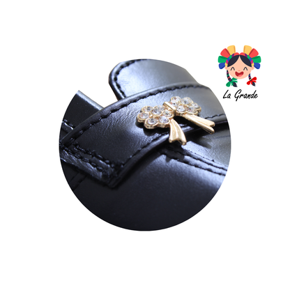 407 VARENKA Negro Piel Zapato Casual para Dama
