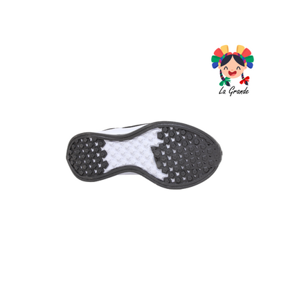 408 SPEIS10 Negro Blanco Tenis Deportivo para Dama y Joven