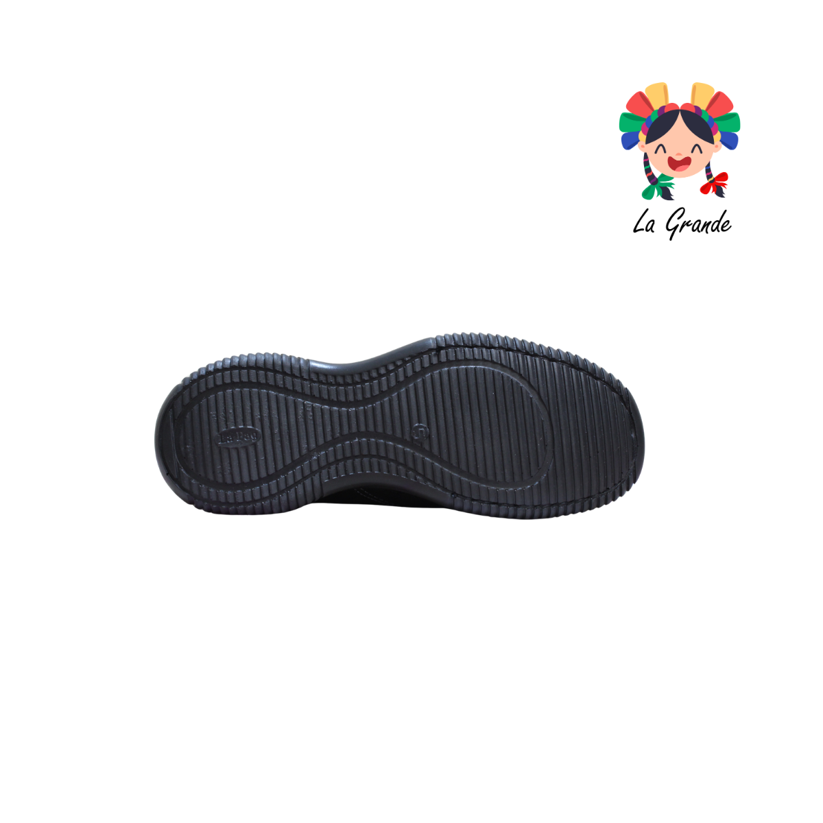 410 LA PAG Negro Piel Zapato Casual para Caballero