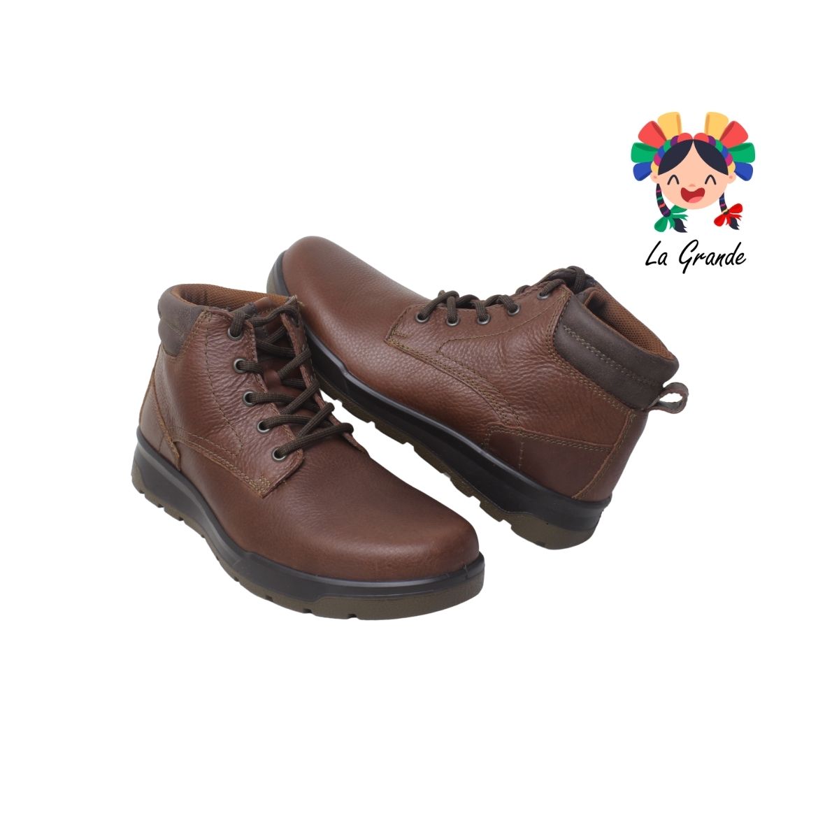 414904 FLEXI Nogal Piel Bota para Caballero