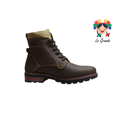 7070 ECCOFLEX Tan Crazy Piel Bota para Caballero