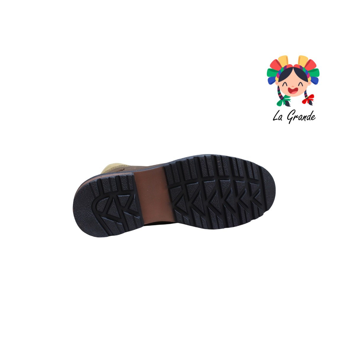 7070 ECCOFLEX Tan Crazy Piel Bota para Caballero