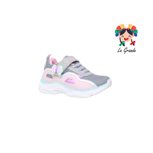 419 SKY LINE Gris Rosa Sint Tenis Casual para Niña